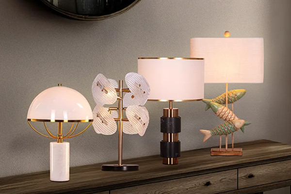 Is a Copper or Crystal Table Lamp better for a Bedside Table?