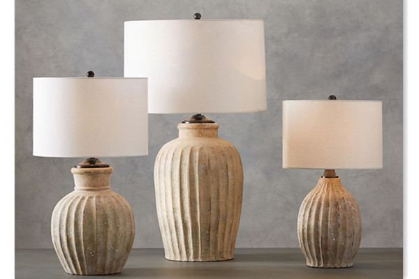 What are the Materials used in Table Lamps?