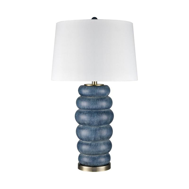 Blue Ashley Poly Table Lamp