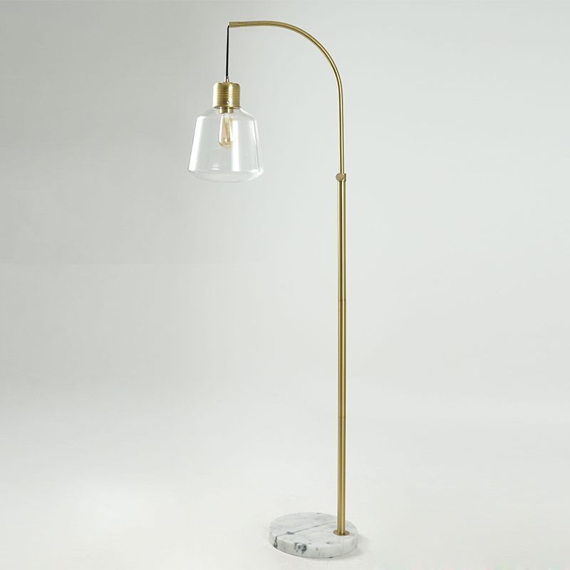 Brass Arched Floor Lamp