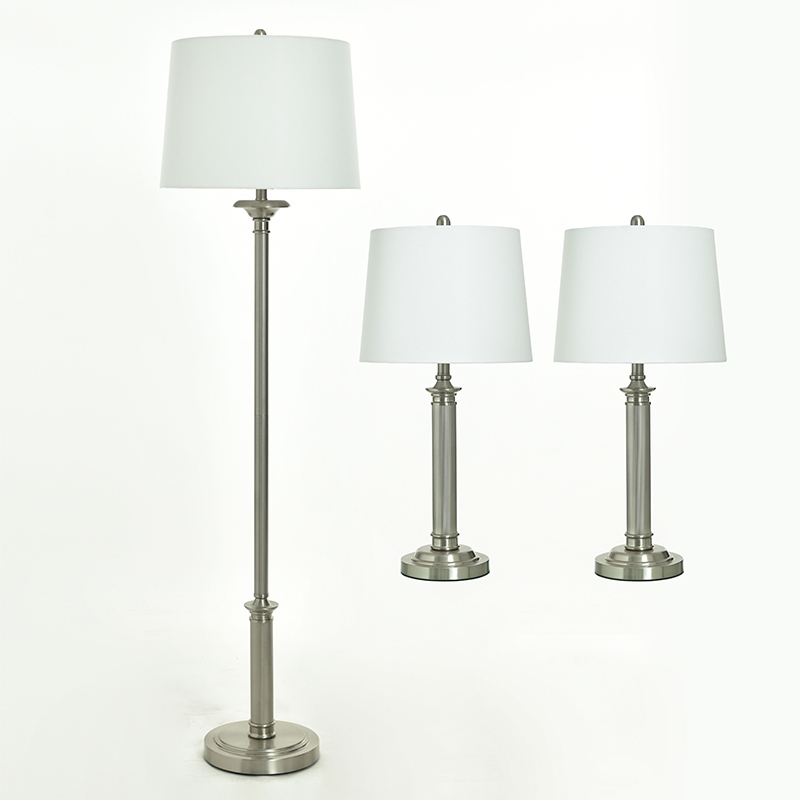 Modern Silver Floor Lamp
