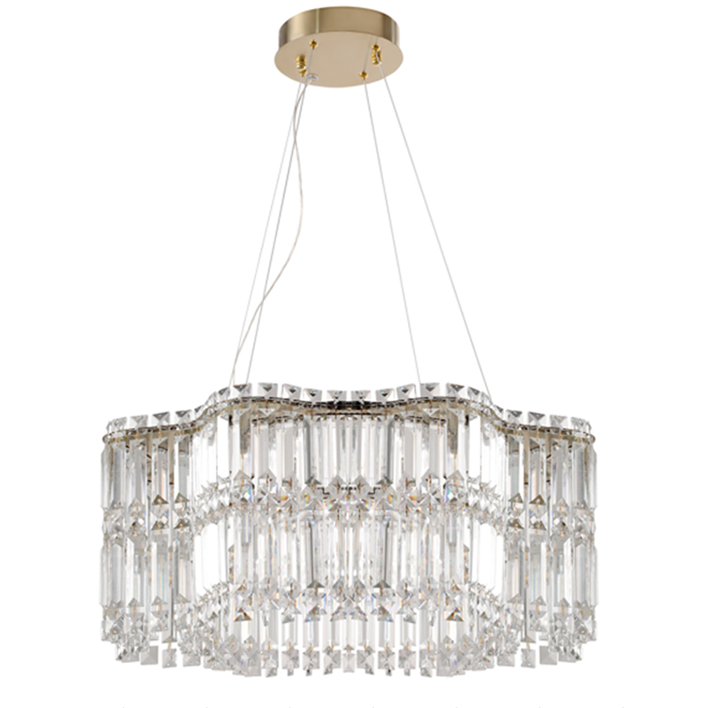 Vintage Crystal Drop Pendant Light