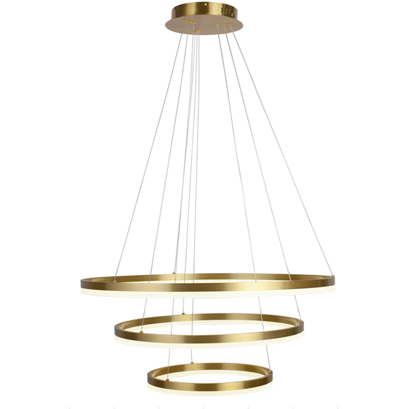Gold Circle Pendant Light