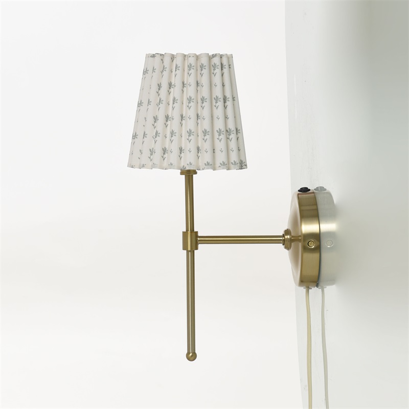 Plug In Gold Wall Lights