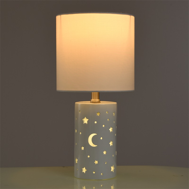 Blue Moon Ceramic Table Lamp