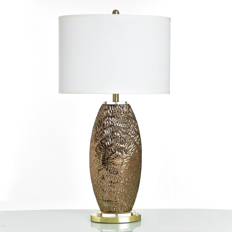 Gold Ceramic Table Lamp