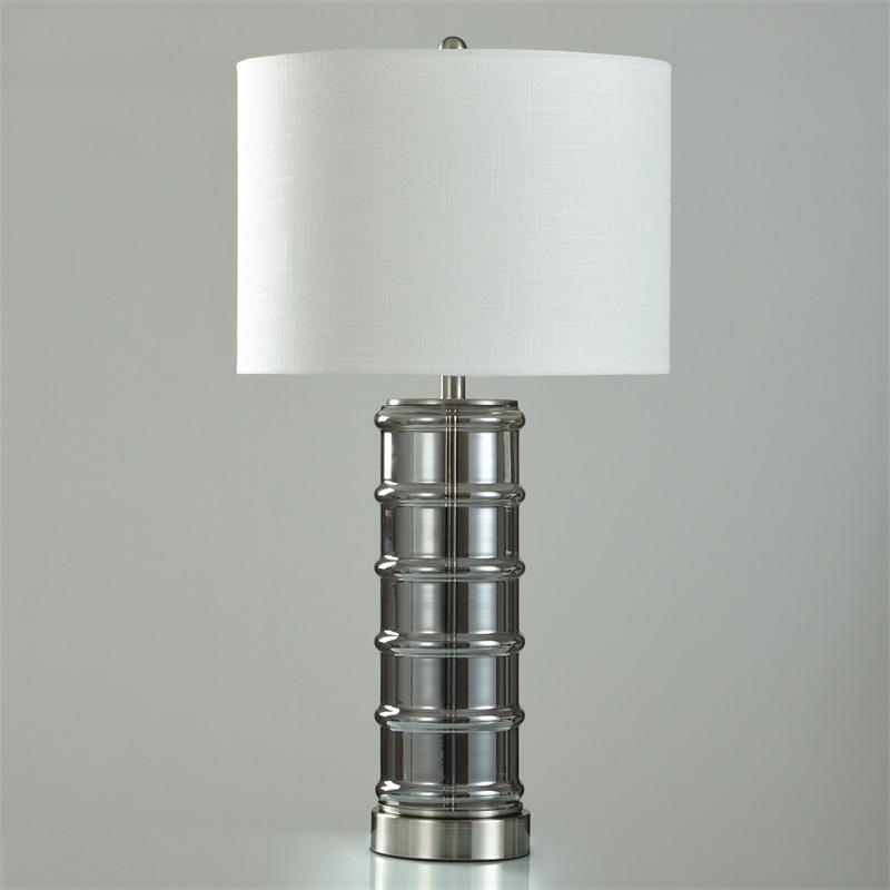 Silver Mercury Glass Table Lamp