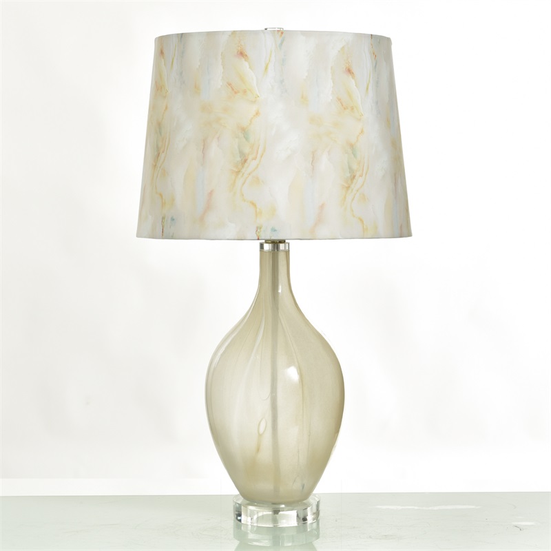 Antique Glass Bottle Table Lamp