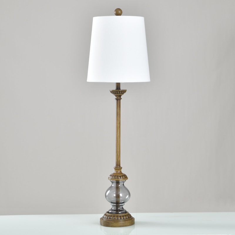 Vintage Glass Bulb Table Lamp