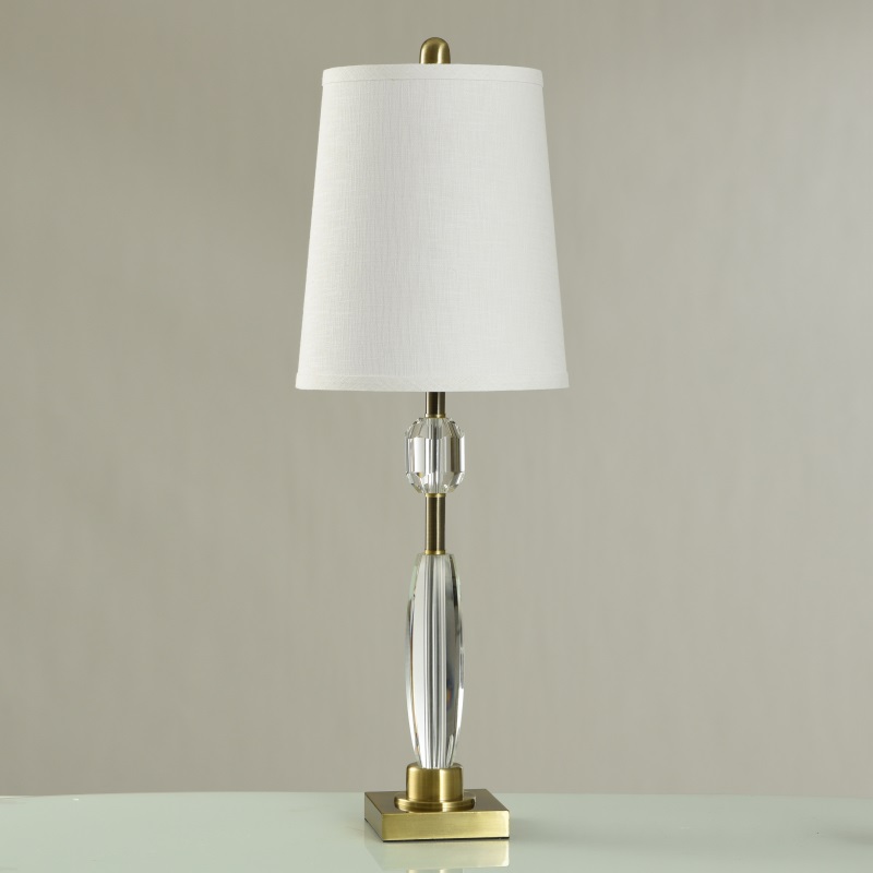 Gold Crystal Table Lamp