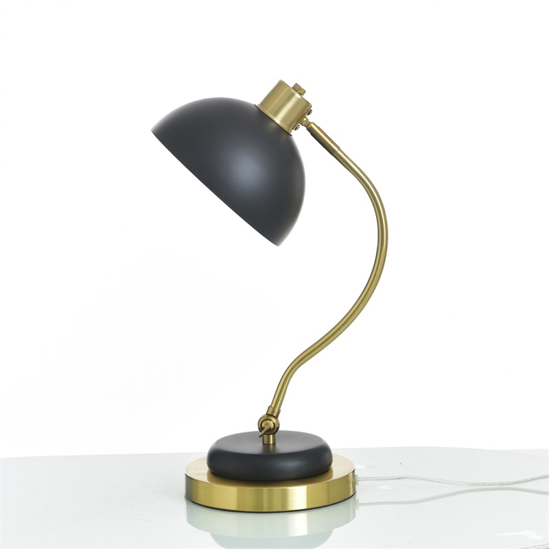 Modern Black and Gold Table Lamp