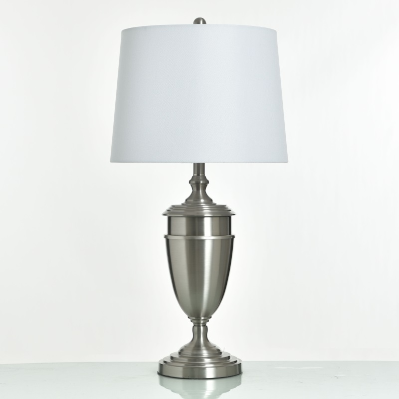 Silver Lightning Trophy Table Lamp
