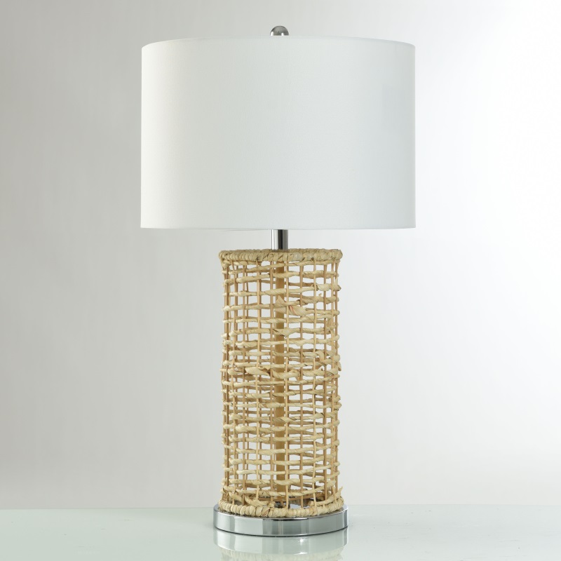 Coastal Rattan Table Lamp